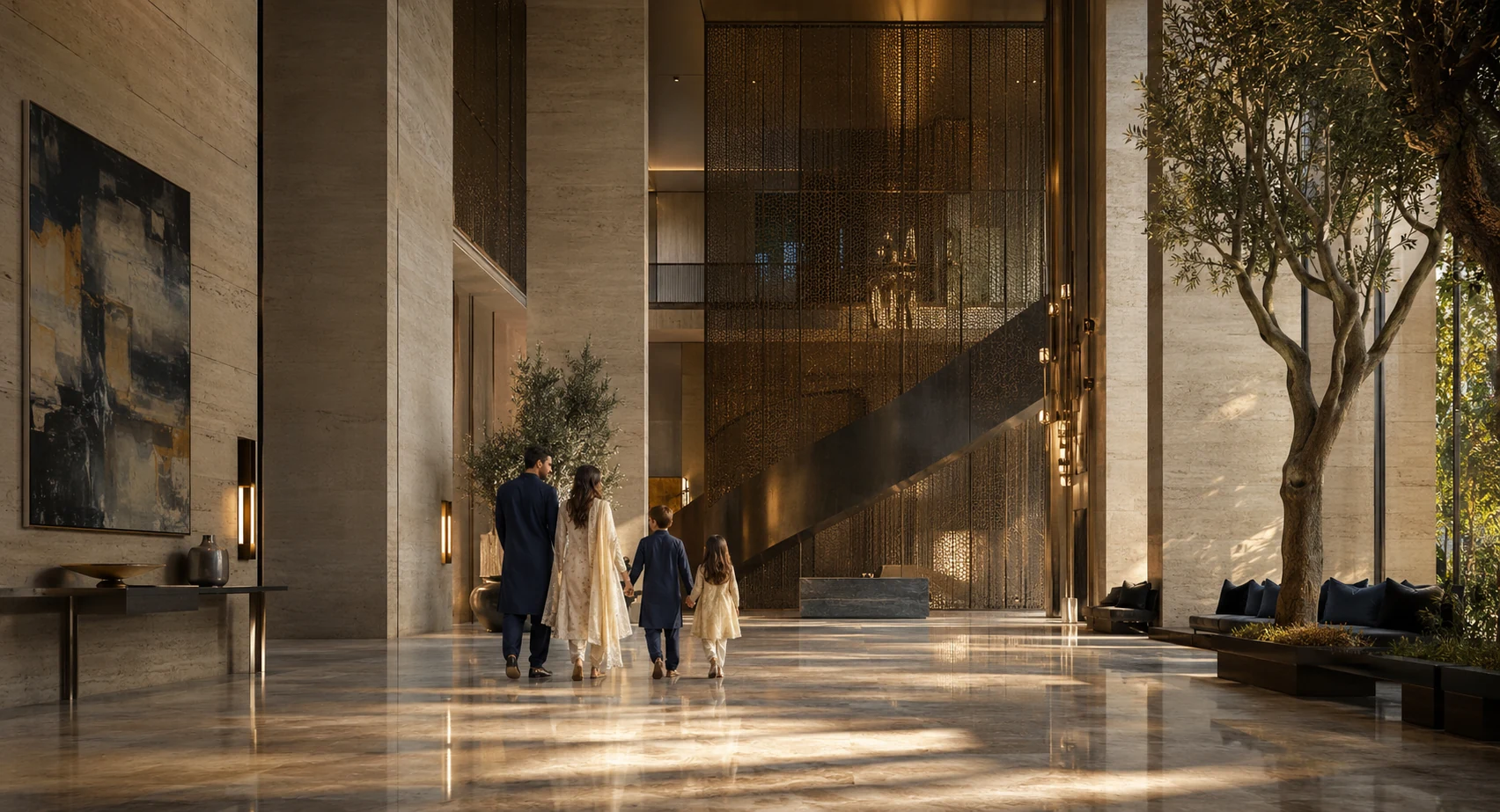 CDC Residencia private lobby