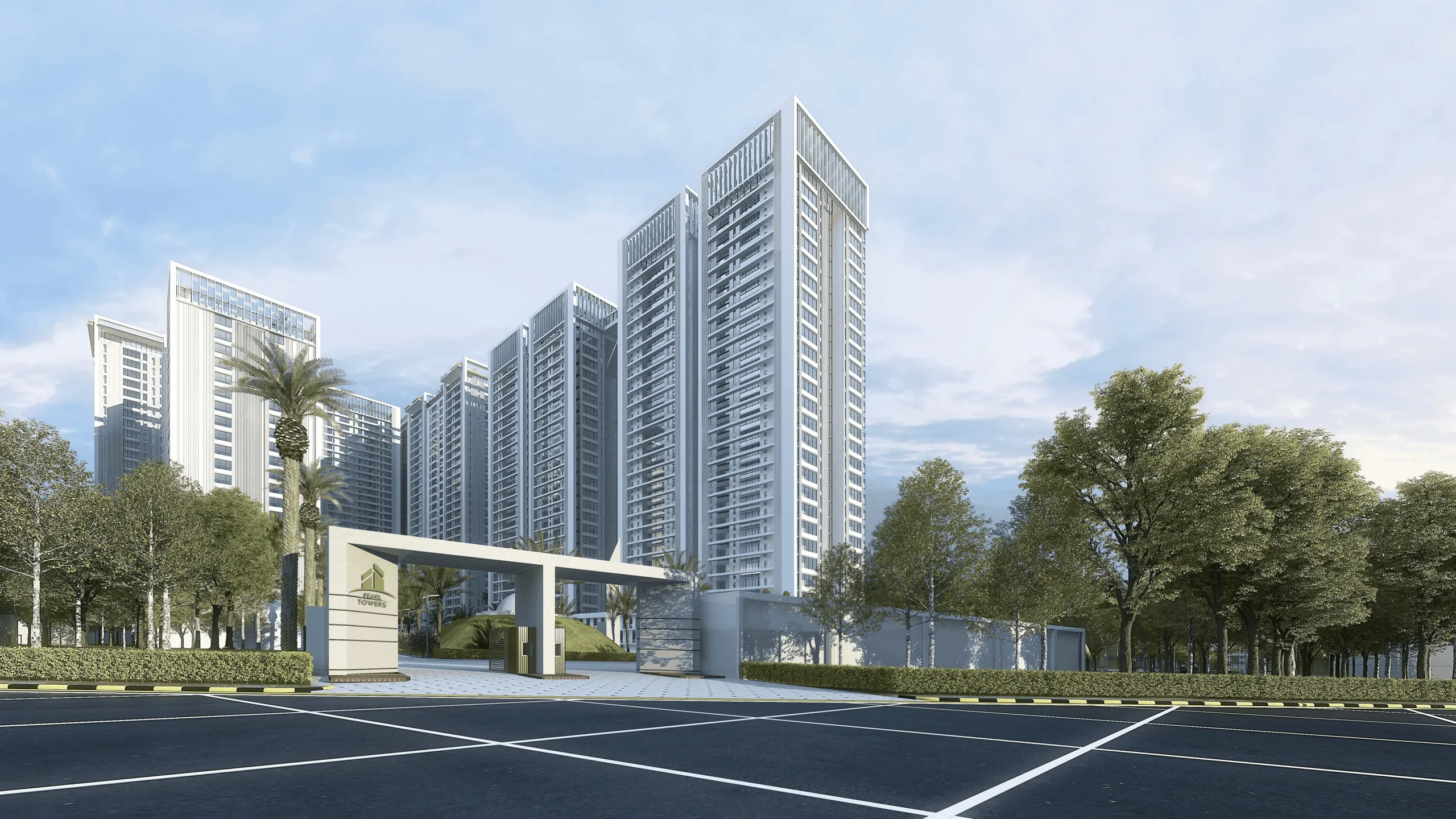 Pearl Towers architectural exterior